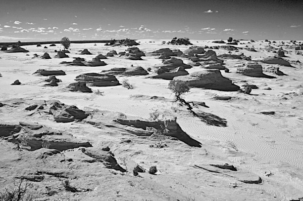 View of the lunettes at Mungo